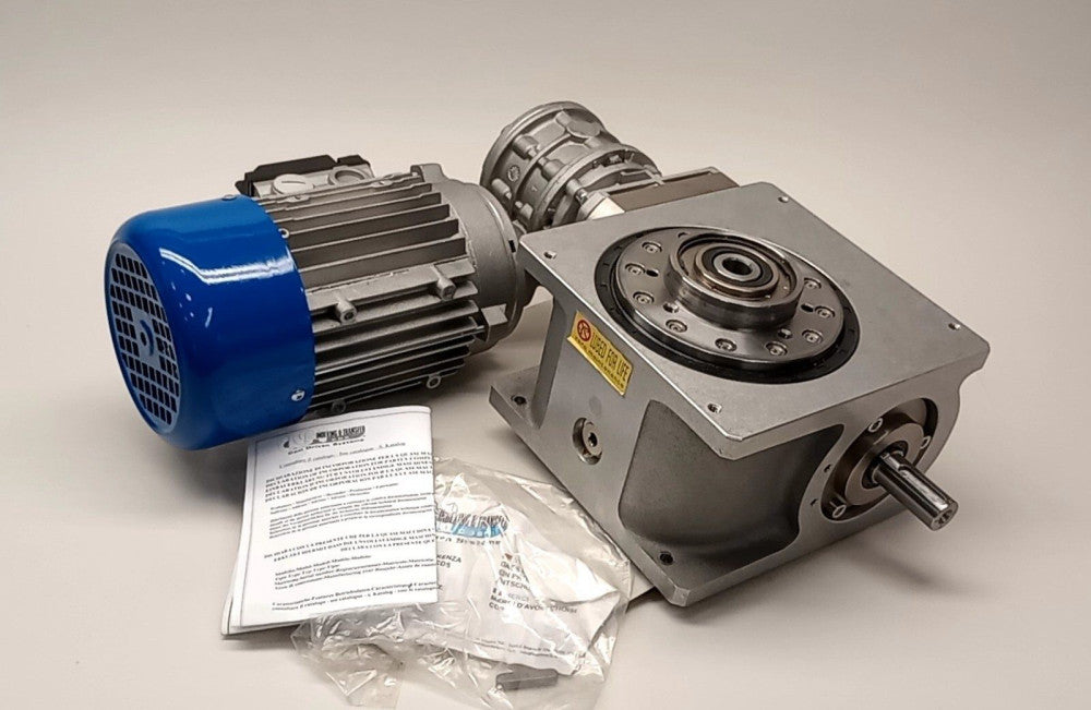 Tavola IT100/1/360 R.1:12 Used Gear Motor MGM SM71-C4 and STM RMU-40-FL-SIN-M2