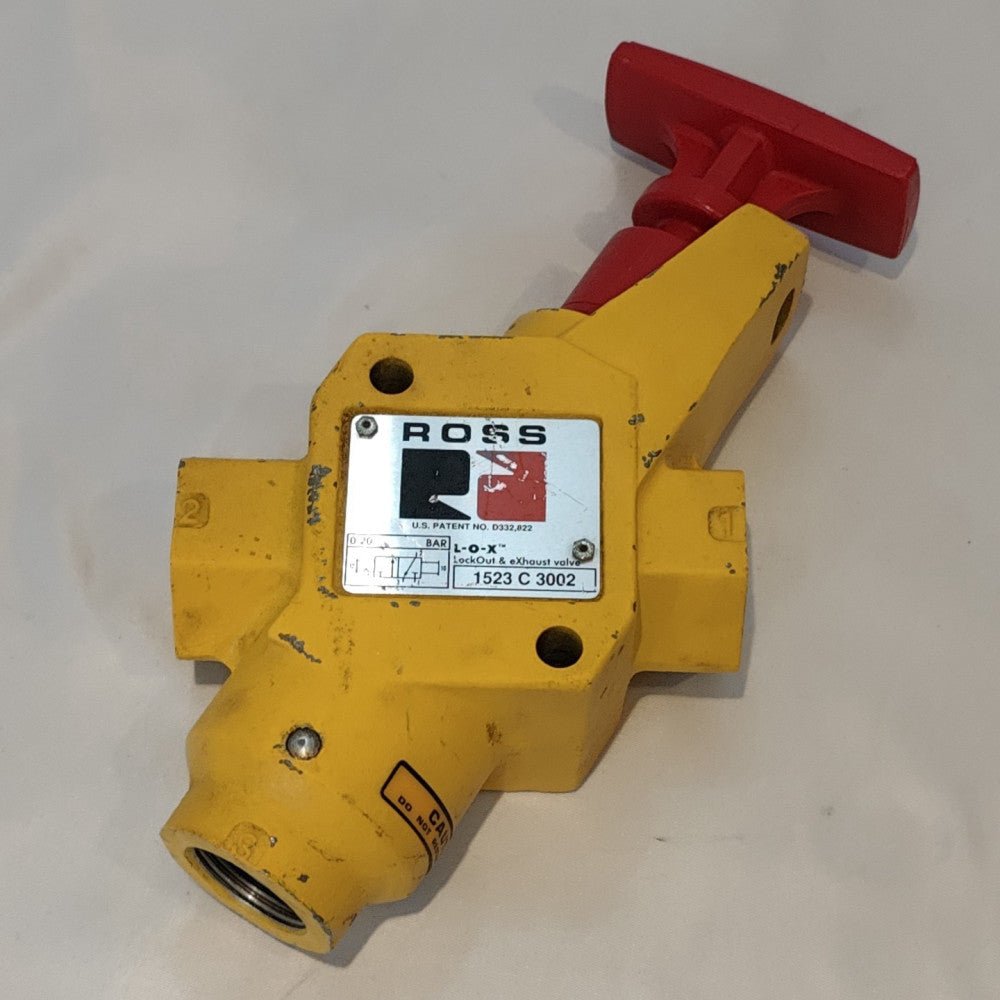 Ross 1523 C 3002 Pneumatic Lock Out Valve Energy Isolation Device