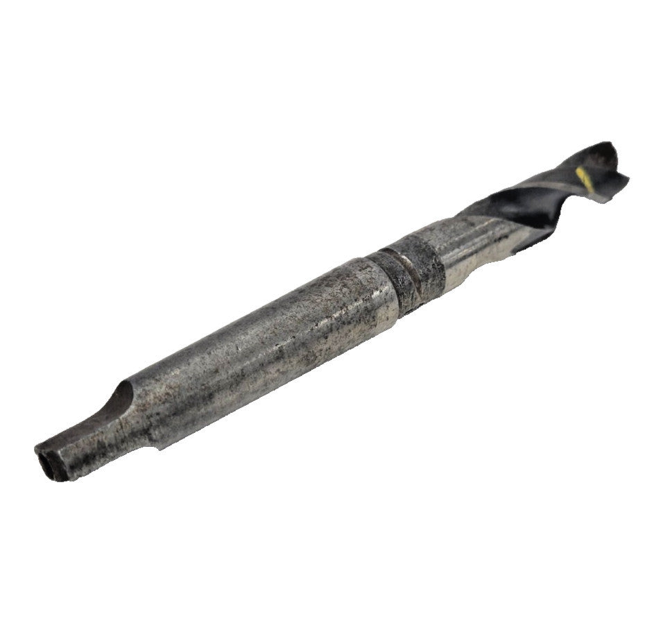 HERCULES HS TAPERED DRILL BIT 43/64" 2 FLUTE 7-1/4" OAL 3-1/8" SHANK LENGTH MT2