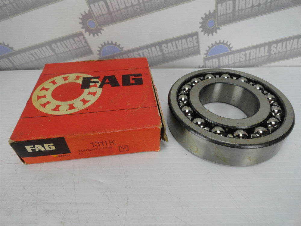 FAG - 1311K Self Aligning Ball Bearing - Taper 1:12, 55 x 120 x 29mm (NEW)
