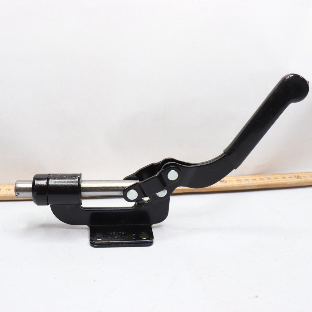 Standard Straight Line Action Clamp Flanged Base 4 Mounting Holes Carbon Steel