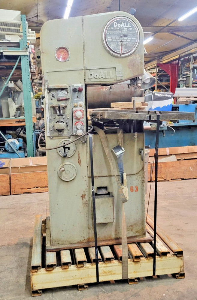 DOALL VERTICAL METAL CUTTING BANDSAW MODEL 16-3 W/BANDSAW WELDER 50-53119