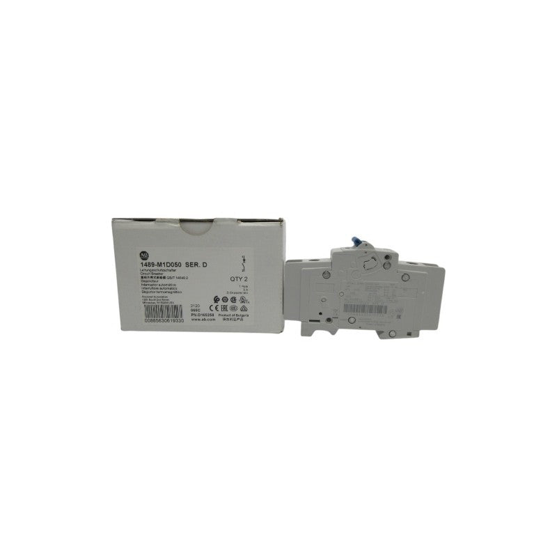 ALLEN BRADLEY 1489-M1D050 SER. D 277V 5A (PKG OF 2) NSMP