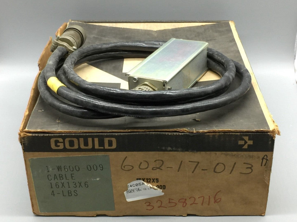NEW GOULD MODICON W600-009 CABLE ASSEMBLY 9FT CPU