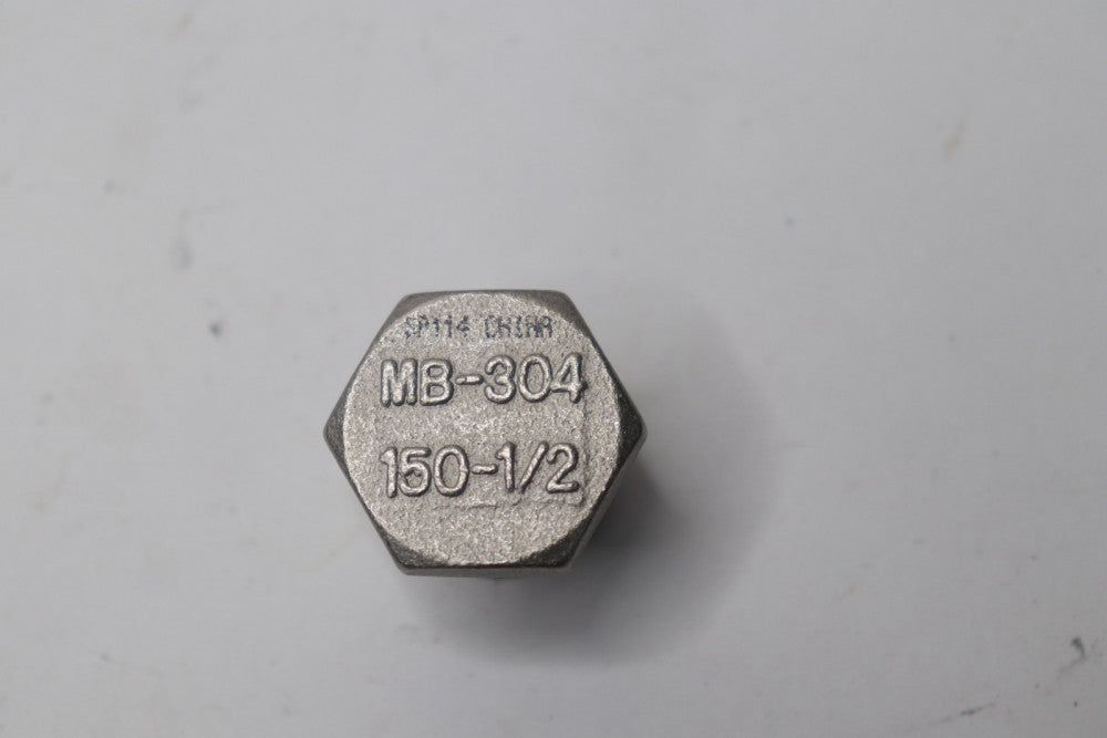 Hex Head Plug Stainless Steel 1/2" MNPT MB-304