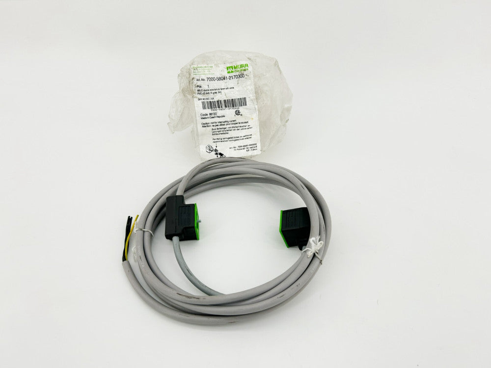 New Murr 7000-58041-2170300 MSUD Double Valve, 18mm, 3M Cable, 24VAC/DC