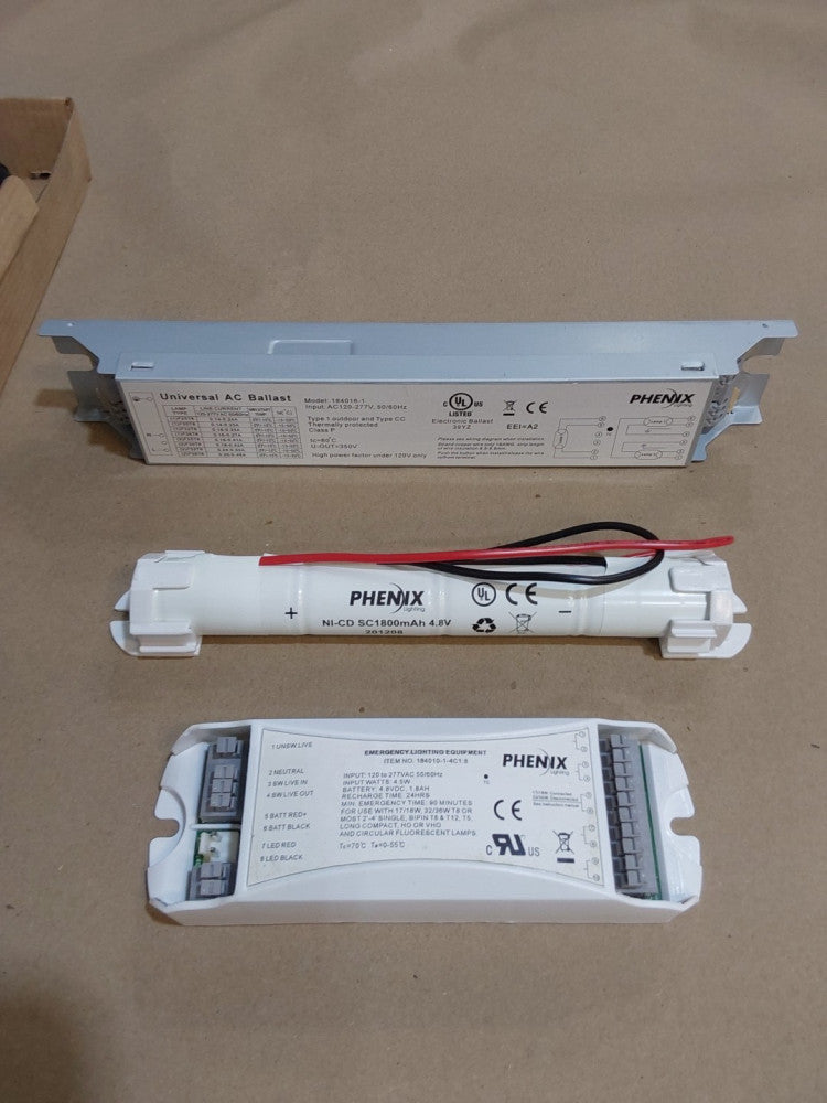PHENIX 184010-1-4C1.8 AC Emergency Ballast Lighting Equipment