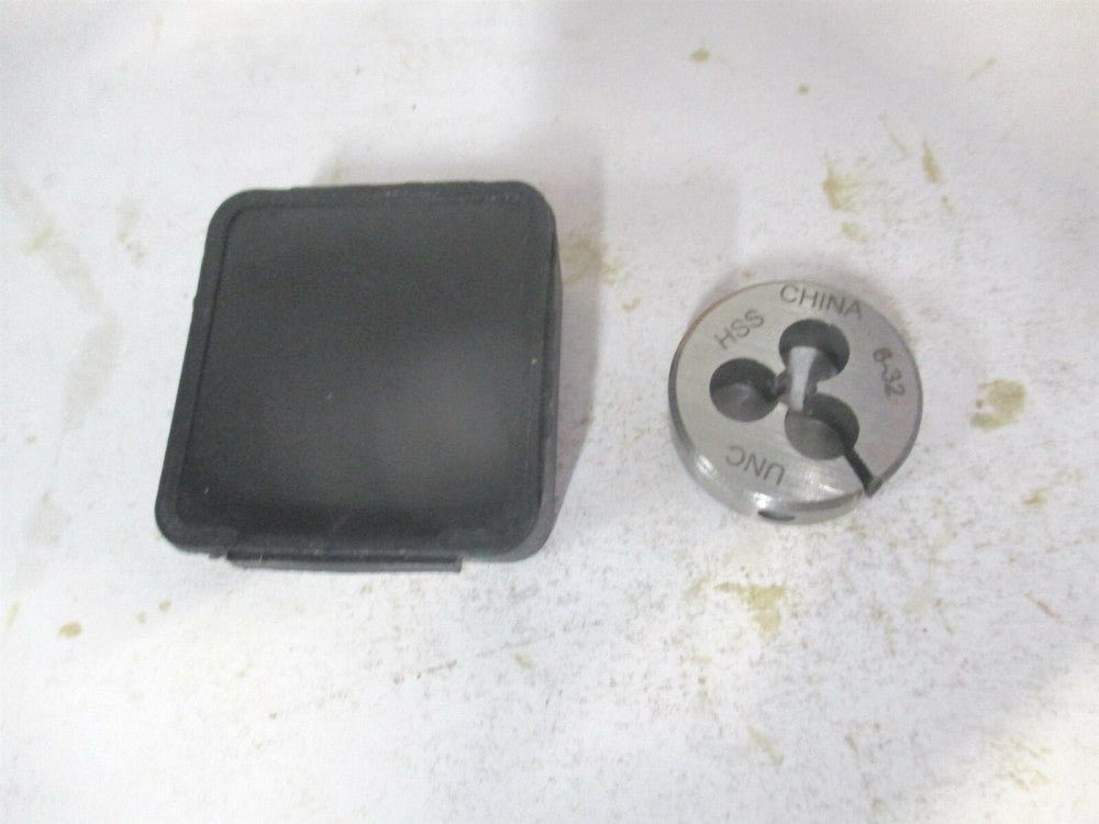 (314-1022) #6-32 UNC 13/16" High Speed Steel RH Round Adjustable Die