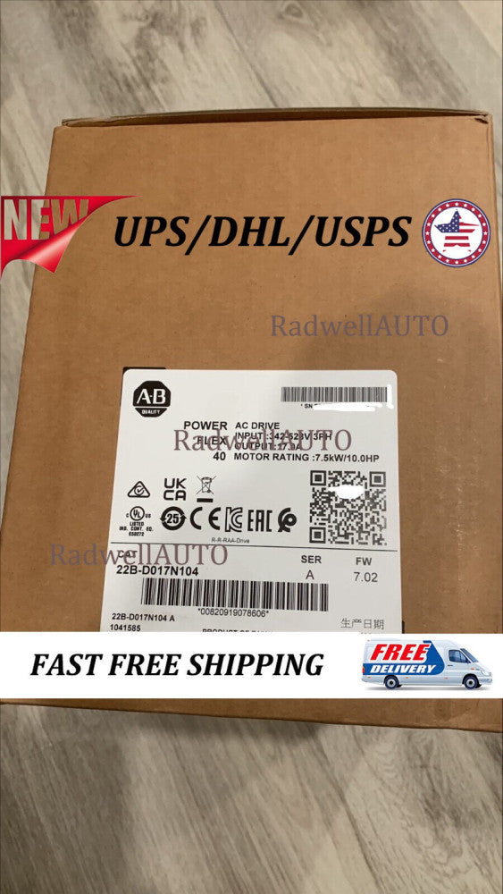 2021 NEW Allen Bradley 22B-D017N104 /A PowerFlex 40 AC Drive 480VAC 3-Ph 17A