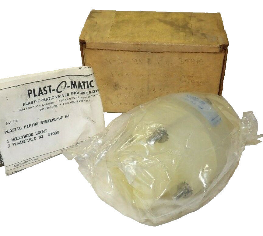 NEW PLAST-O-MATIC POLYPRO BUNA PTFE DIAPHRAM SEAL CHECK VALVE 1" NPT CK100B-PP