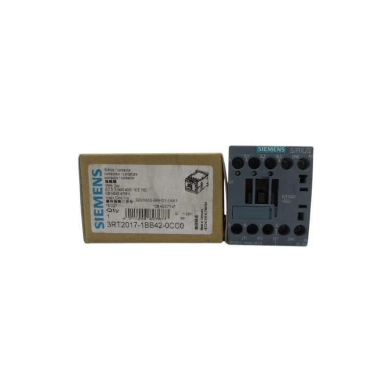 SIEMENS 3RT2017-1BB42-0CC0 24V NSMP