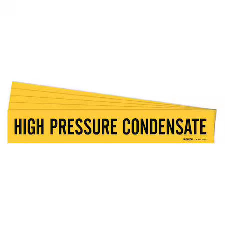 Brady 7137-1-Pk Pipe Marker,High Pressure Condensate,Pk5