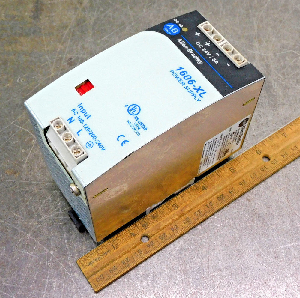 Allen Bradley 1606-XL120D Series A Power Supply 100-120/200-240VAC 2.6/1.4A 144W