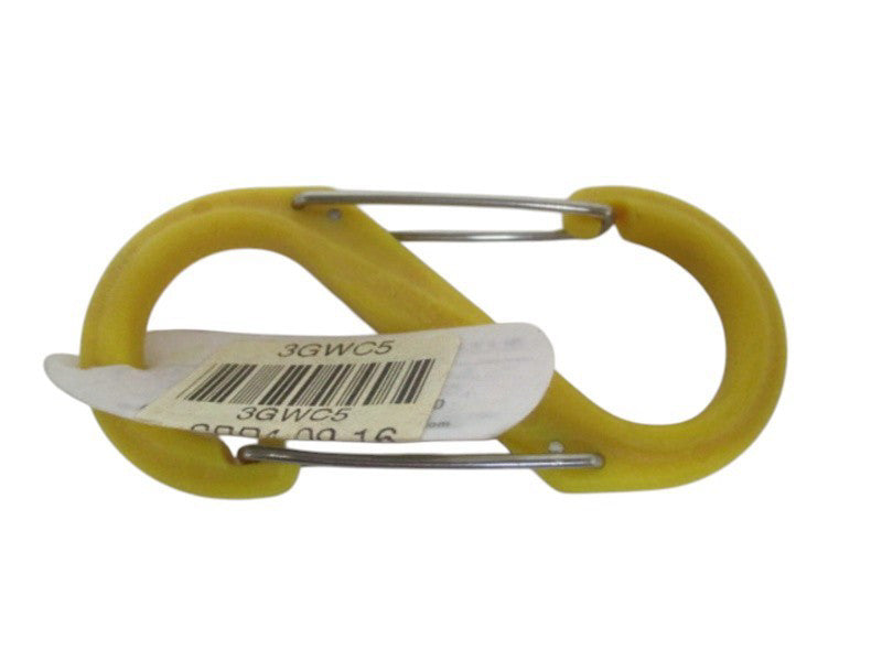 NITE IZE SBP4-03-16 3GWC5 YELLOW CARABINER CLIP 3-1/2" NSNP