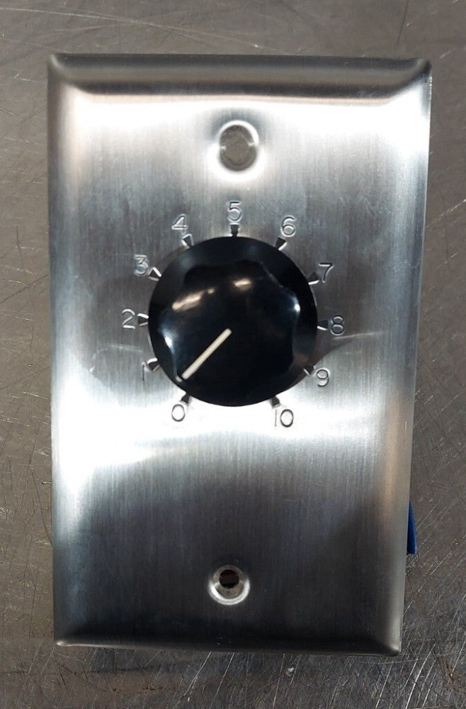 ATLAS SOUNDOLIER AT-10 / AT10 Plate Mounted 10W Attenuator. Stainless Steel