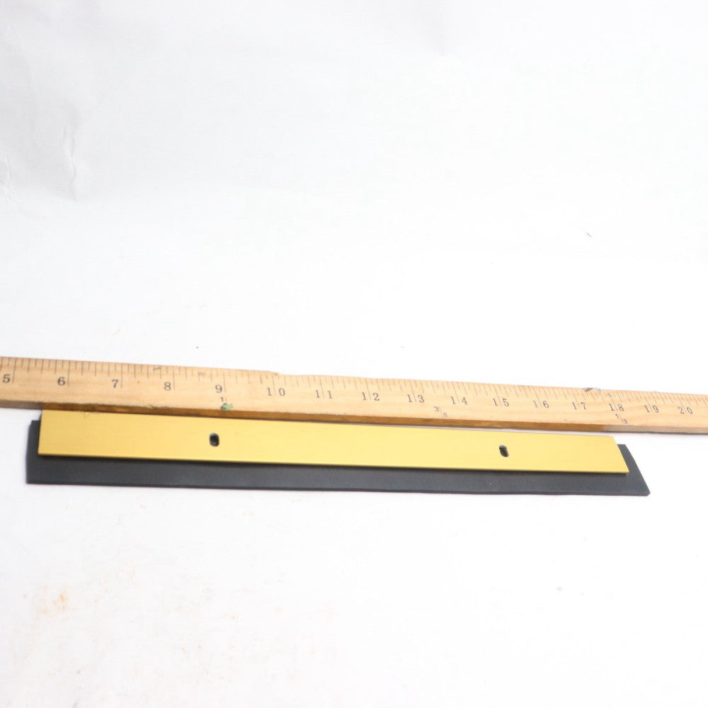 Assa Abloy Plate Door Sweep Aluminum Brass 1/4" x 24" 315GN12