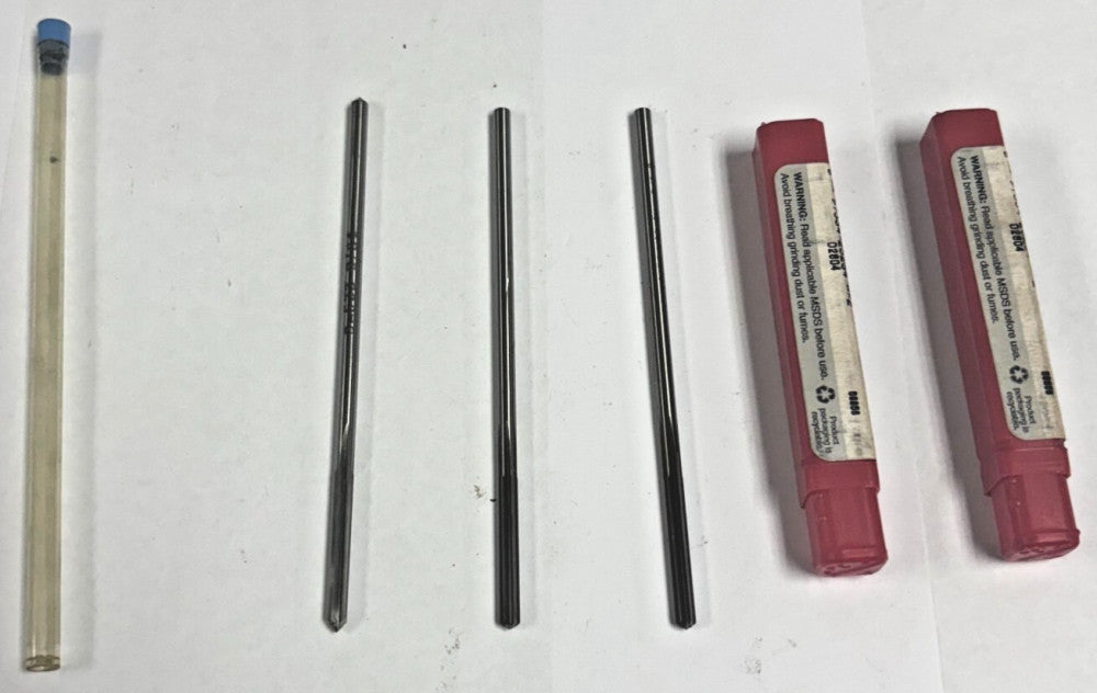 CLEVELAND STRAIGHT CYLINDRICAL SHANK REAMER LOT OF 3 4001/630 DIAMETER 9/64" HSS