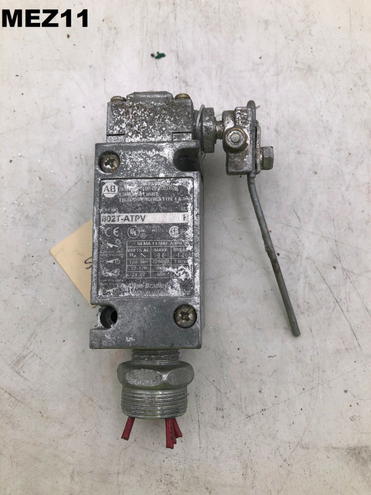 Allen-Bradley 802T-ATPV Ser. H Oiltight Limit Switch 24-72/120-300V