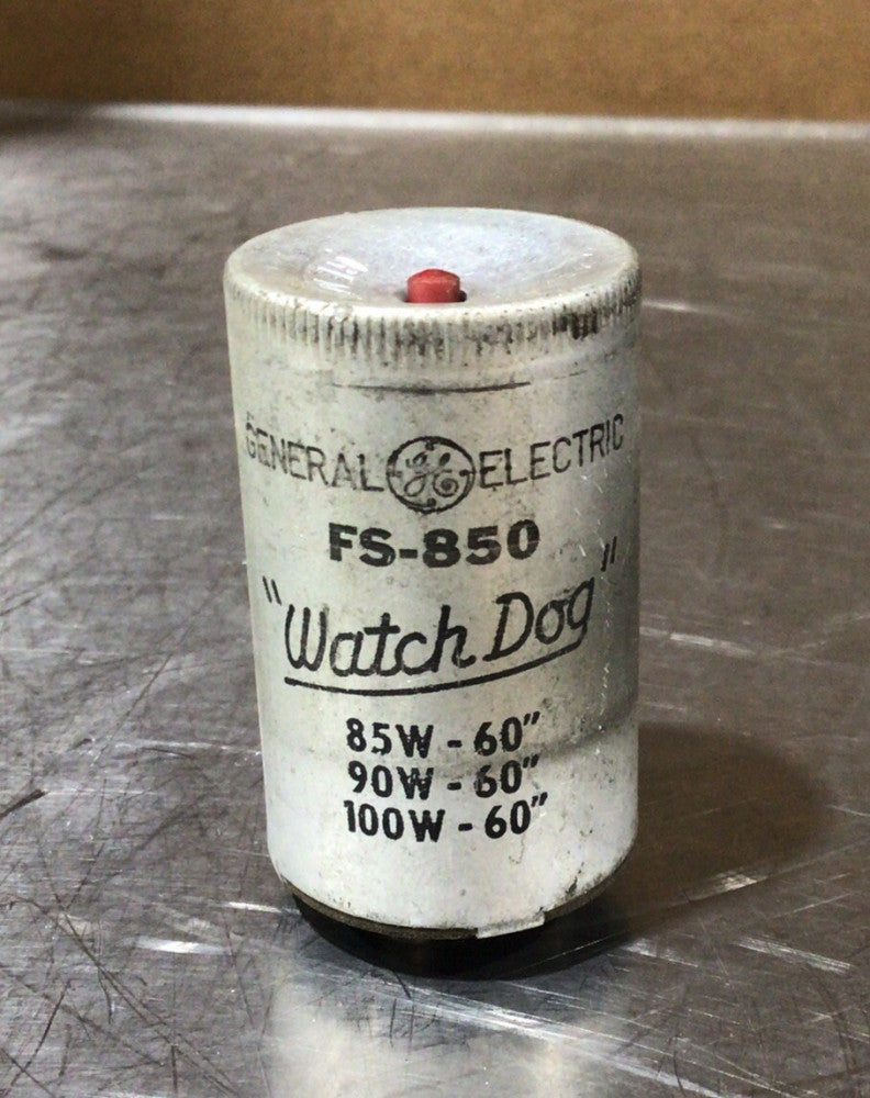 GENERAL ELECTRIC WATCH DOG FS-850 MANUAL START RESET