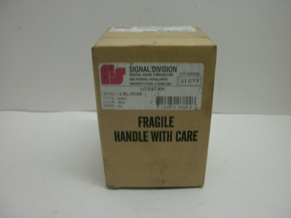 FEDERAL SIGNAL LSL-024R LIESTAK LIGHT MODULE 24VDC RED SERIES A3 NEW IN BOX
