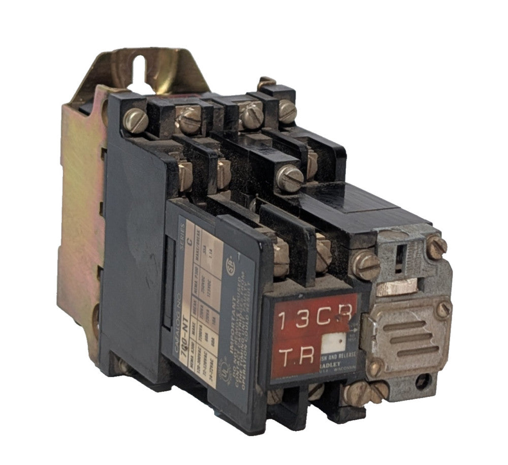Allen Bradley 700-NT400A1 Series C Relay, NEMA A300, P300, with 120V Coil