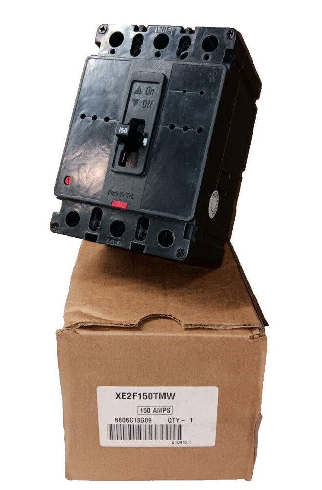 NEW CUTLER HAMMER 150 AMP MOTOR CIRCUIT PROTECTOR 3 POLE 600 VAC XE2F150TMW