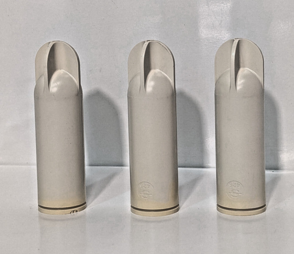 Lot of 3 Sorvall 425 centrifuge adapter tubes as pictured, good condition
