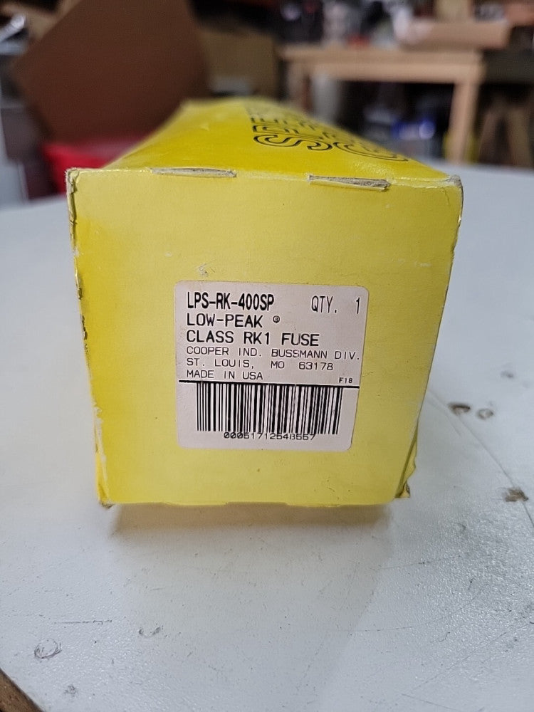 1) New Old Stock! LPS-RK-400SP Bussmann Low-Peak Fuse Class RK1