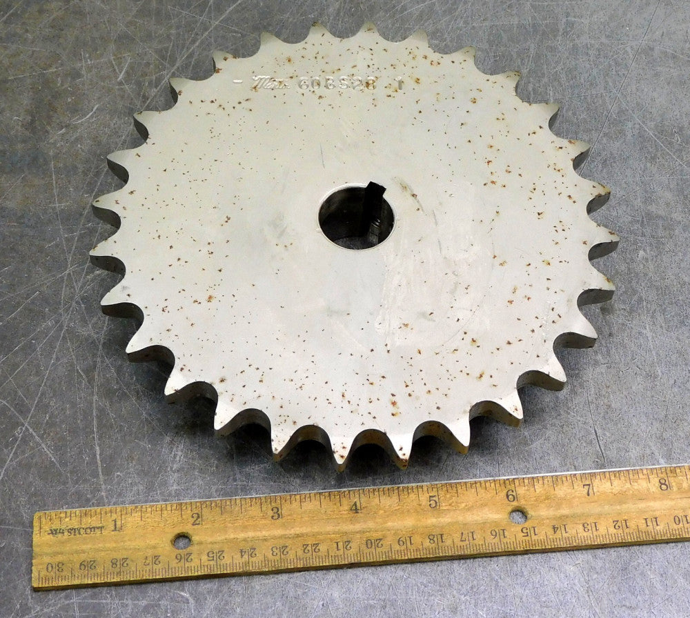 Martin 60BS28 Roller Chain Sprocket #60 28 Teeth 1" Bore Keyed