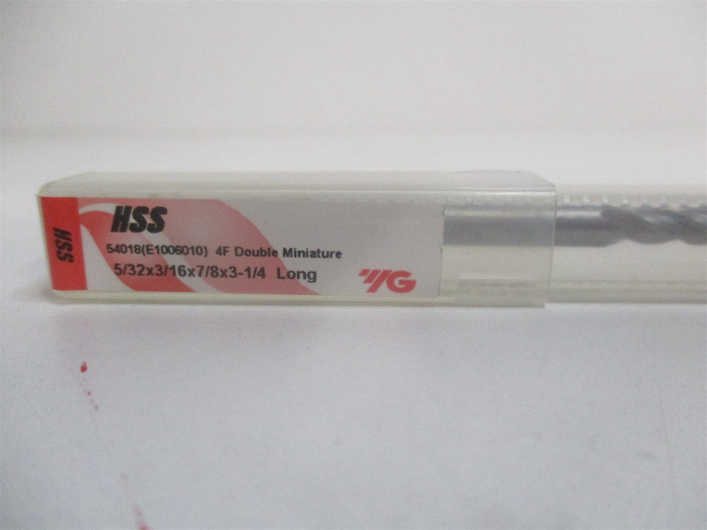 YG1 X-Power 54018 5/32 x 3/16 x 7/8 x 7/8 x 3-1/4 4F HSS DE Square End Mill