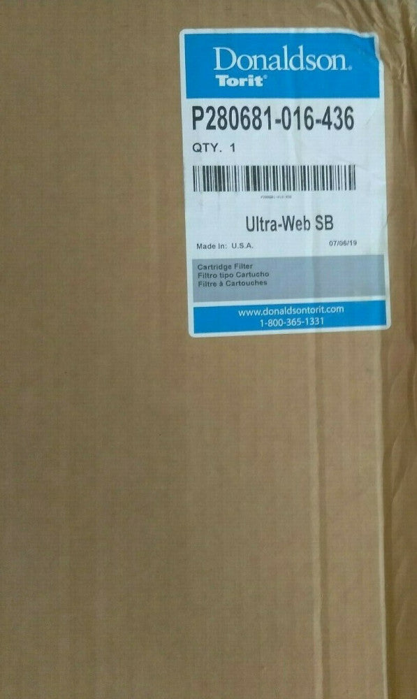 NEW DONALDSON DFT ULTRA-WEB SB SS CARTRIDGE (13.84" OD X 26.00" L)