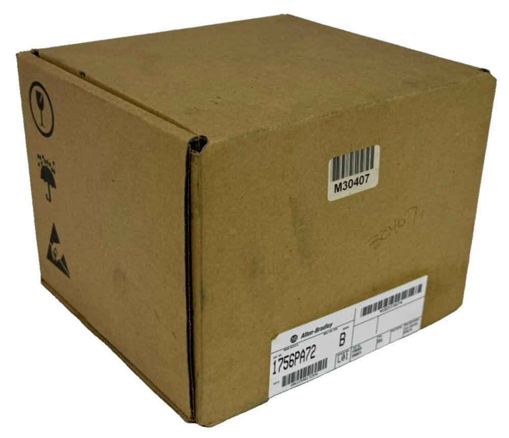 NEW ALLEN BRADLEY 1756-PA72 POWER SUPPLY SER. B 1756PA72