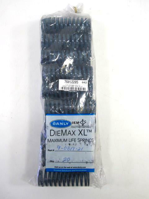 Danly DieMax XL (9-0814-21) Blue Medium Duty Maximum Life Springs - Lot of 20