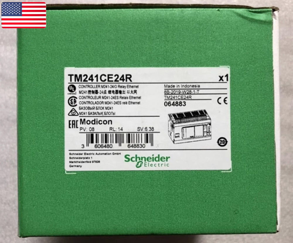 One Brand New Schneider Controller TM241CE24R - US Stock