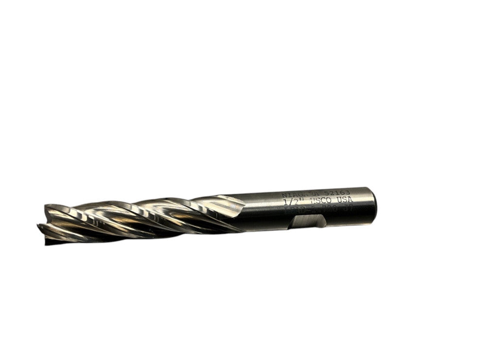 Niagara Cutter HSCO Endmill 4 Flute SE 30 RH Square TIAL 1/2x1/2