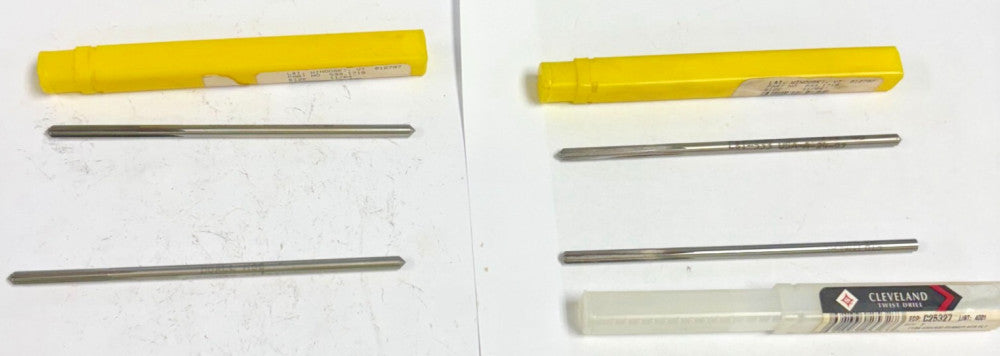 ASSORTED REAMERS LOT OF 4 11/64" DIAMETER STRAIGHT-CYLNIDRICAL