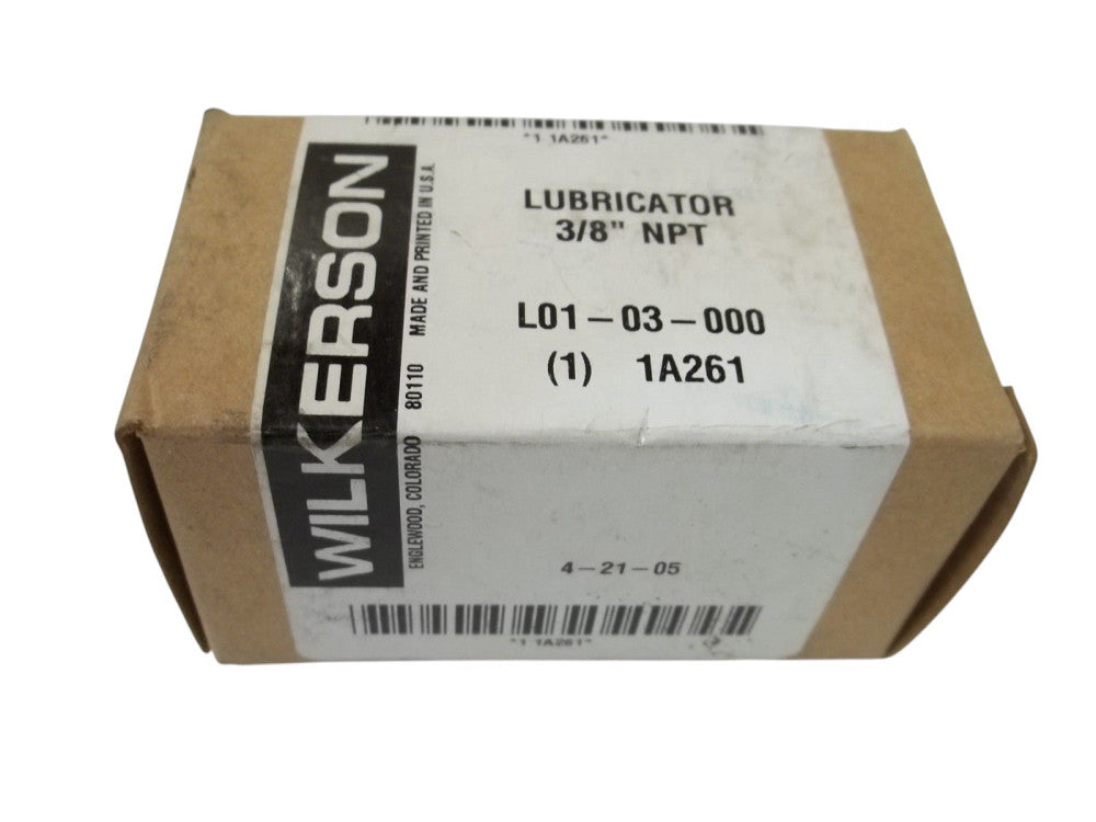 WILKERSON L01-03-000 LUBRICATOR 3/8"NPT NSMP