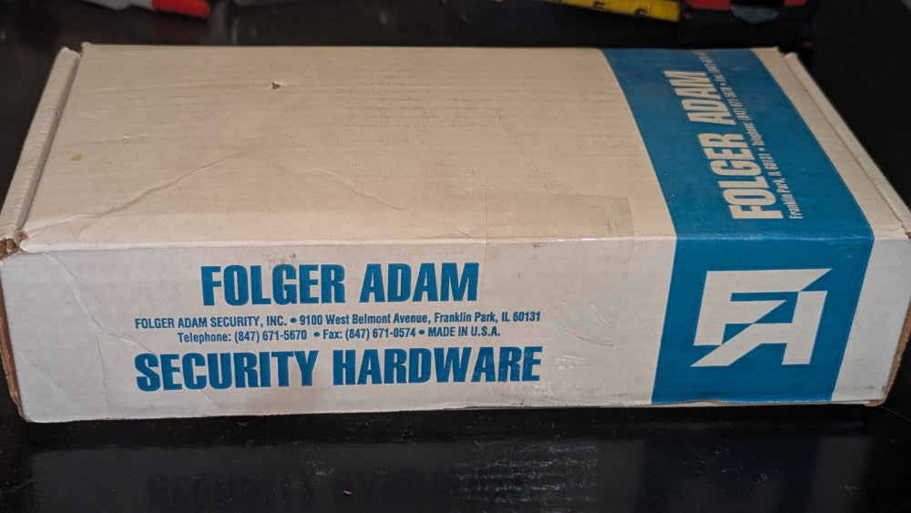 FOLGER ADAM 310-4 ELECTRIC DOOR STRIKE SECURITY NON-FAIL SAFE 12VDC NIB