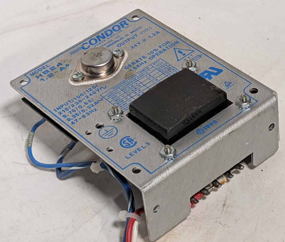 Condor D.C. model HB24-1.2-A+ industrial general purpose power supply, 240VAC