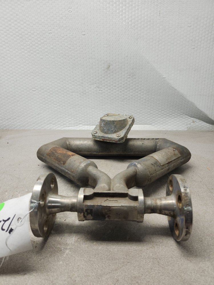 USED Micro Motion Mass Flow Sensor Flow Meter 1/2" CMF050M313NU