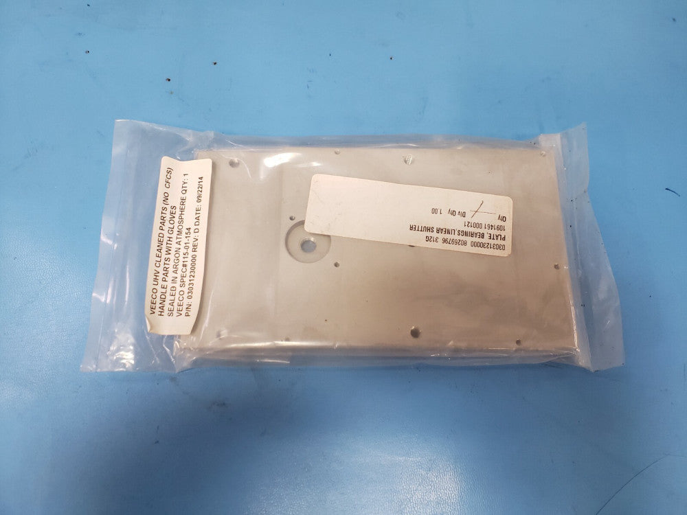 Veeco 03031230000 Rev D Linear Shutter Plate Bearing 80269796 312G