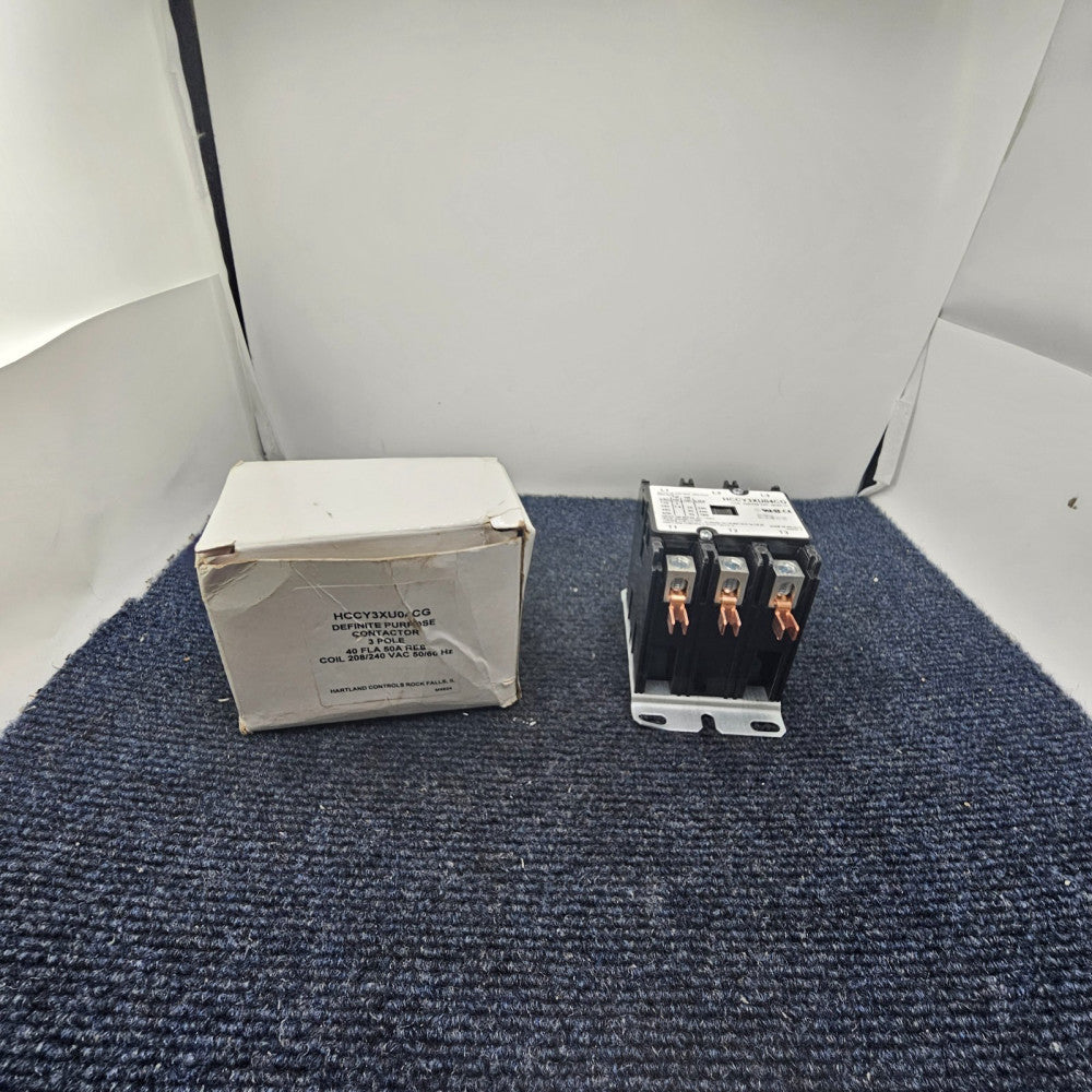 HCCY3XU04CG Definite Purpose Contactor 3 Pole 40FLA 50A RES. COIL 208/240
