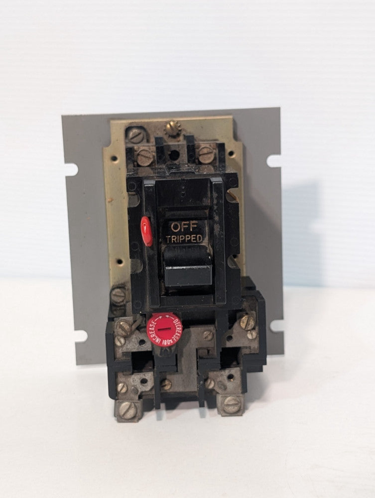 Westinghouse B100M0B Manual Motor Starter, Non-Rev., 2 Pole, NEMA Size M-0, 1Ph