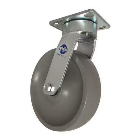 Rwm 65-Gtb-0520-S Kngpnls Swl Plate Caster,Nylon,5",1200Lb