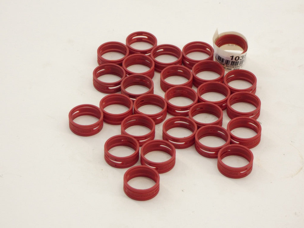 *Lot of 26* Neutrik XXR-2 Red Color Coded XLR Cable Ring - NEW Surplus!