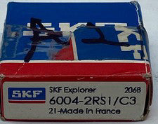 SKF 6004-2RS1/C3 Deep Groove Ball Bearing, Bore 20mm Width 12mm
