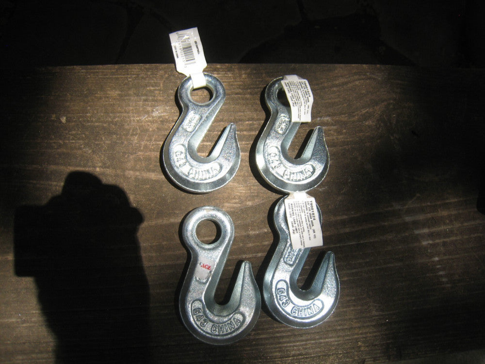 4 Campbell 3/8 In Grade 43 Eye Slip Hook T9101624 Campbell T9101624 020418222191