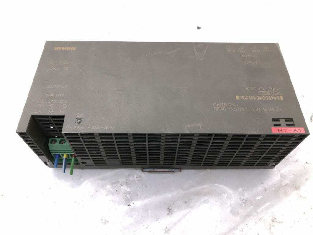 Siemens SITOP Power 10 6EP1434-2BA00 PLC Power Supply 24VDC 10A