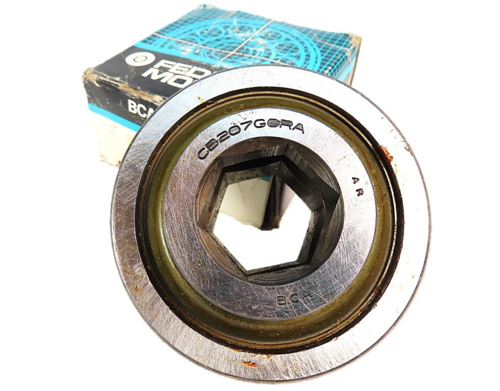 BCA Bearings CB207-GGRA CB207GGRA Federal Mogul Hex Shaft Bearing NEW IN BOX