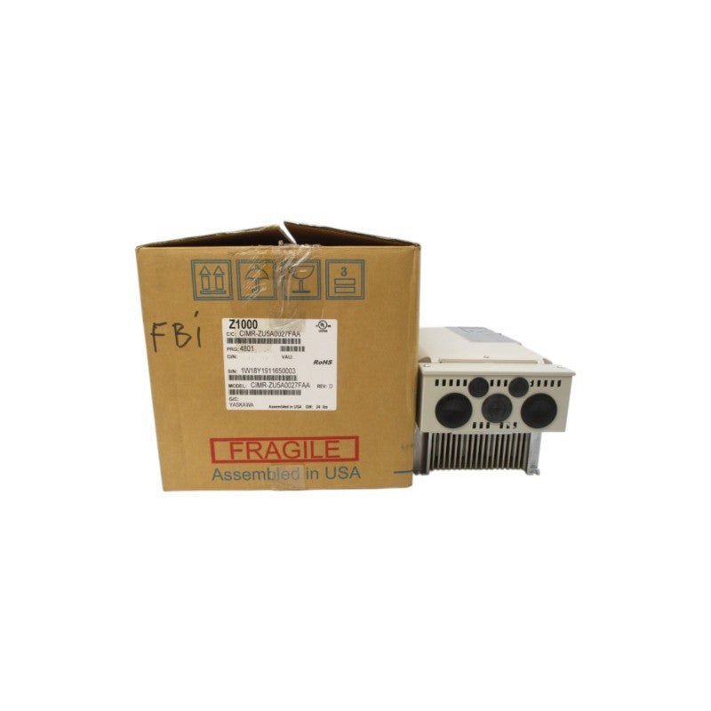 YASKAWA CIMR-ZU5A0027FAA 500-600VAC 38.4A REV. D NSMP